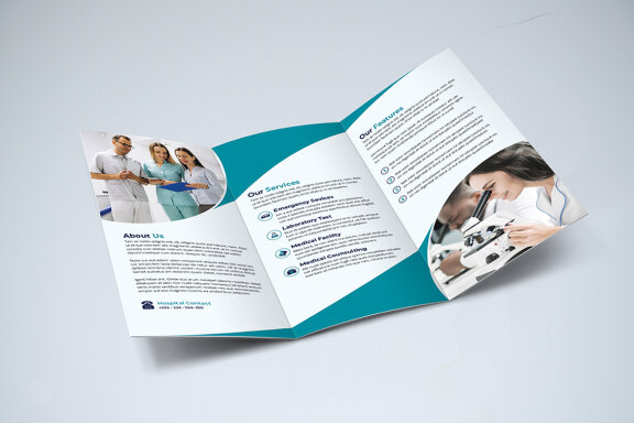 TriFold Medical Brochure Template