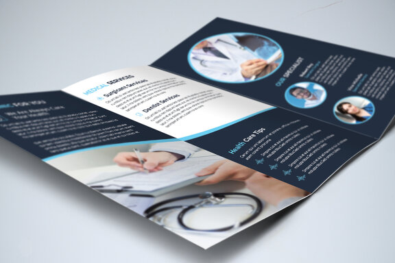 TriFold Medical Brochure Template