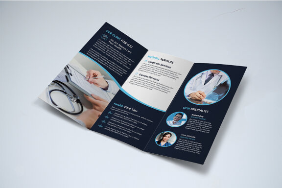 TriFold Medical Brochure Template