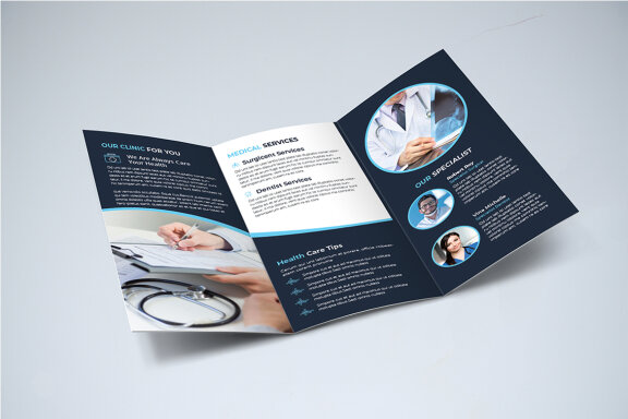 TriFold Medical Brochure Template