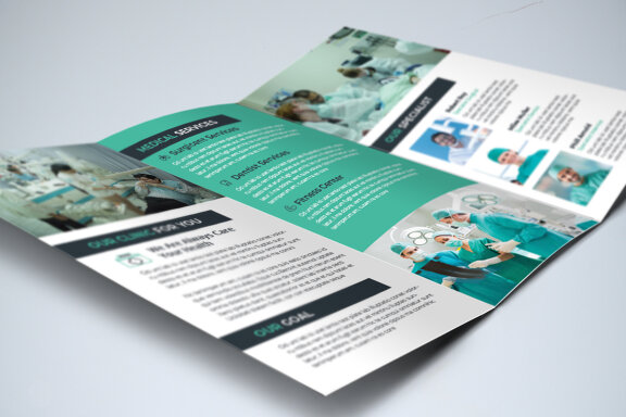 TriFold Medical Brochure Template
