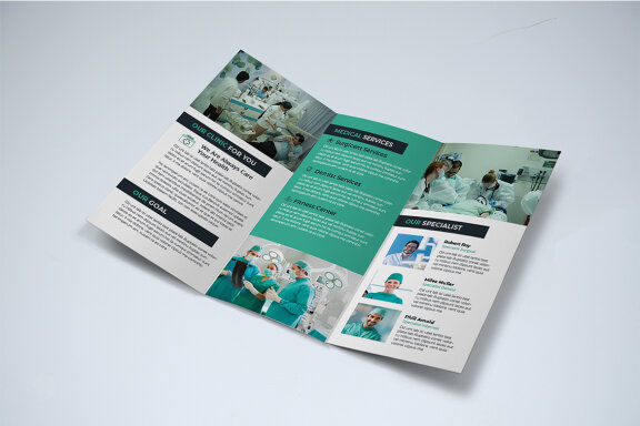 TriFold Medical Brochure Template