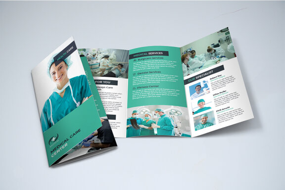 TriFold Medical Brochure Template
