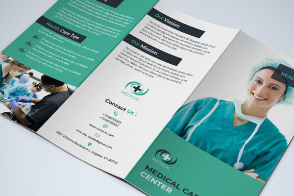 TriFold Medical Brochure Template