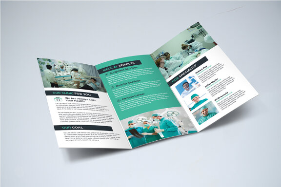 TriFold Medical Brochure Template