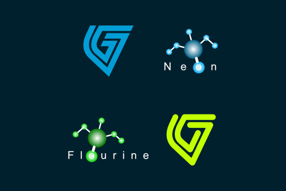 Flourine neon VG VC - Free Logo Shapes