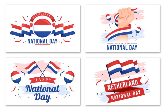 15 Netherlands National Day Illustration