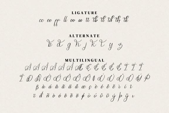 Lantby Script Fonts