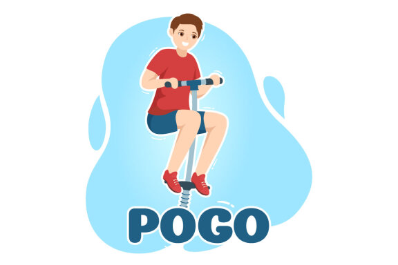 10 Sport Jump Pogo Illustration