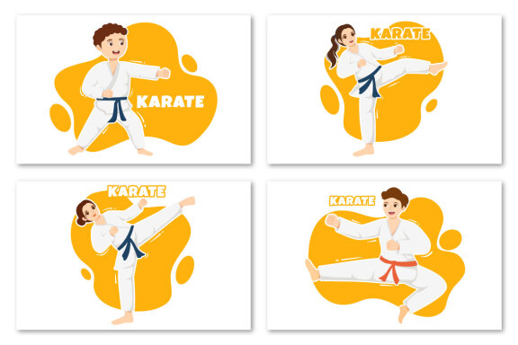 11 Karate Martial Arts Illustration