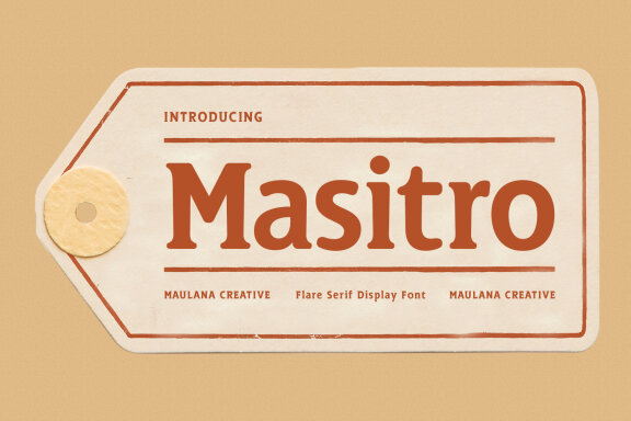 Masitro Display Serif Font