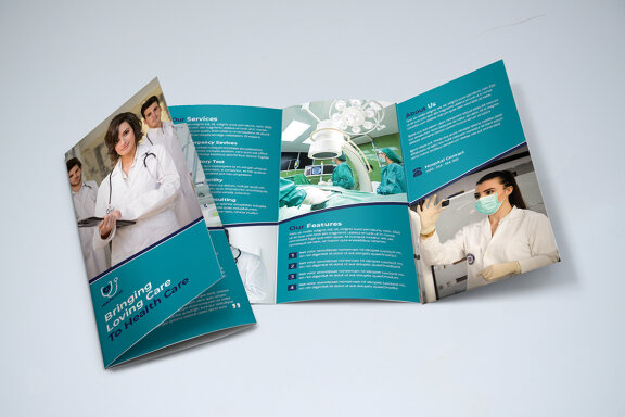 TriFold Medical Brochure Template