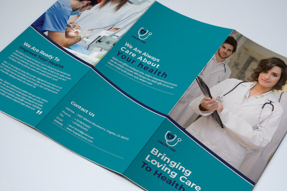 TriFold Medical Brochure Template