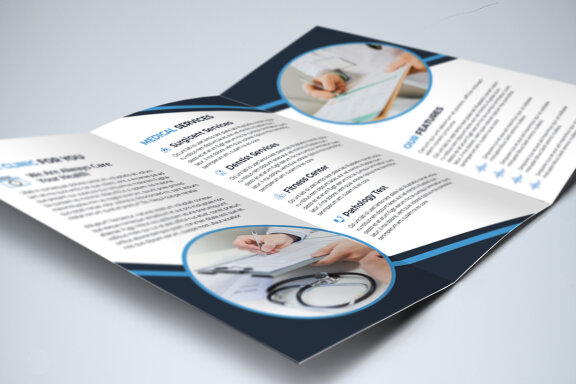 TriFold Medical Brochure Template