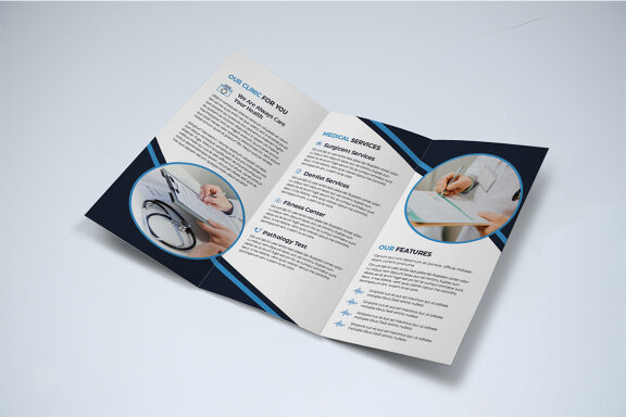 TriFold Medical Brochure Template