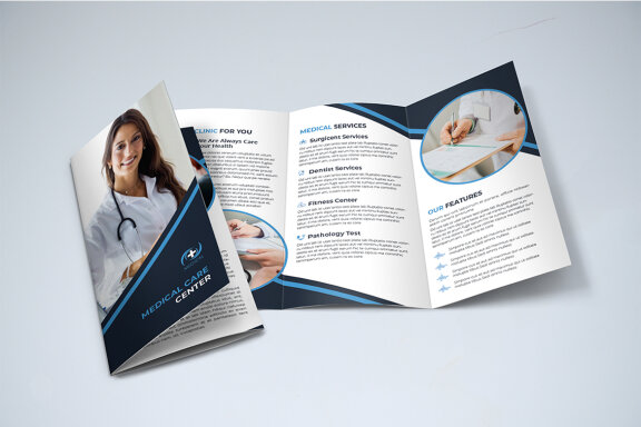 TriFold Medical Brochure Template