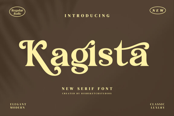 Kagista Serif Fonts