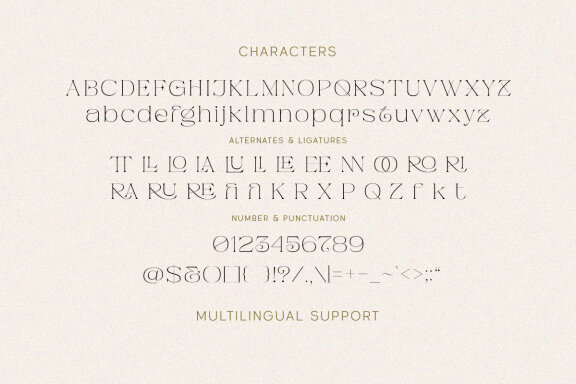 Pandora Emotion - Stylish Serif Font