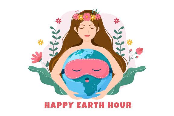 14 Happy Earth Hour Day Illustration