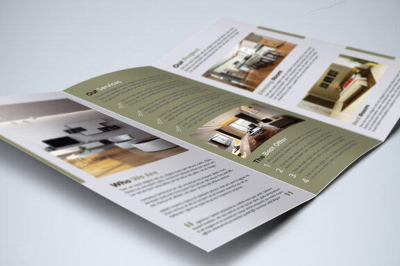 TriFold Interior Brochure Template