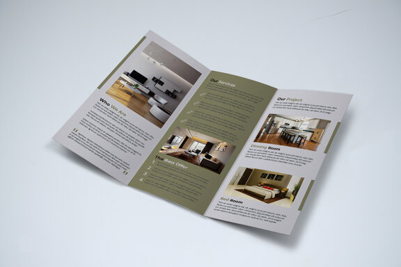 TriFold Interior Brochure Template