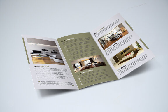 TriFold Interior Brochure Template
