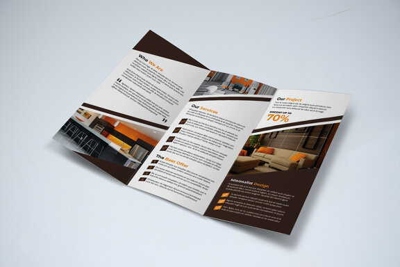 TriFold Interior Brochure Template