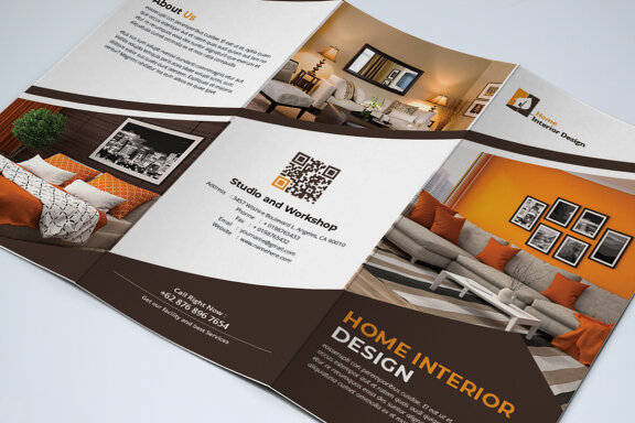TriFold Interior Brochure Template
