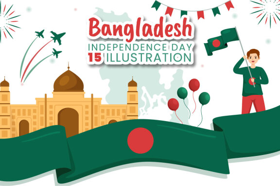 15 Happy Independence Bangladesh Day Illustration