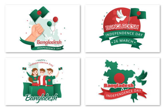 15 Happy Independence Bangladesh Day Illustration