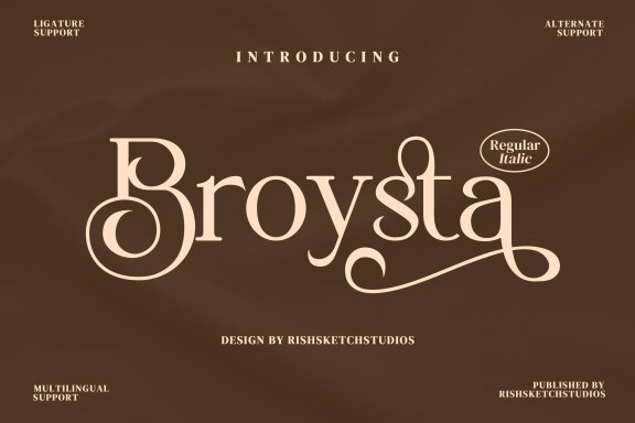 Borysta Serif Fonts