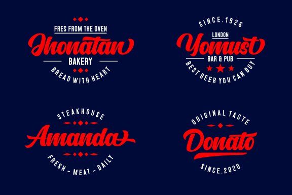 Mentalis - Modern Bold Script Font