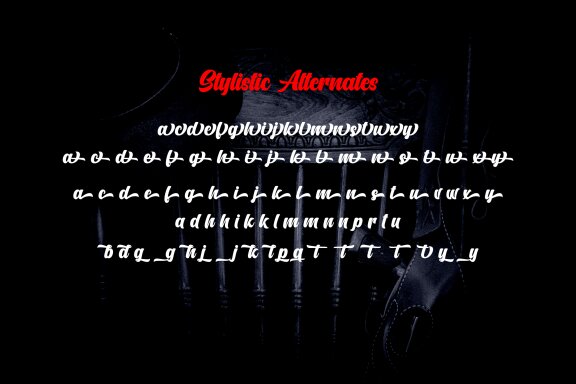 Mentalis - Modern Bold Script Font
