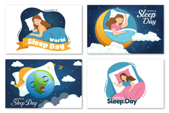 13 World Sleep Day Illustration