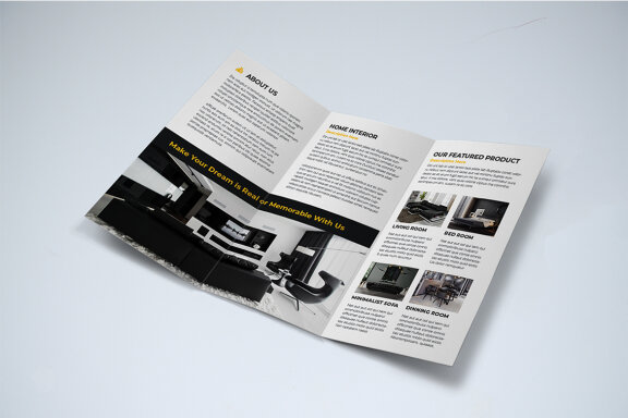 TriFold Interior Brochure Template
