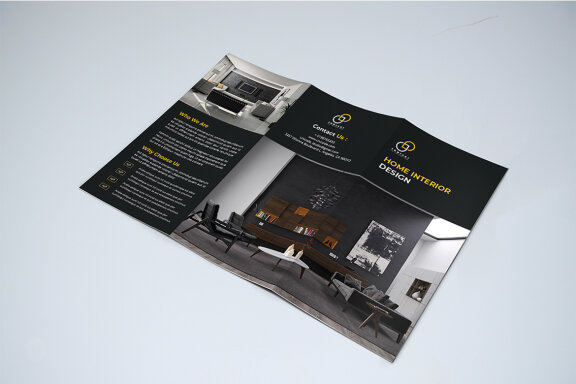 TriFold Interior Brochure Template