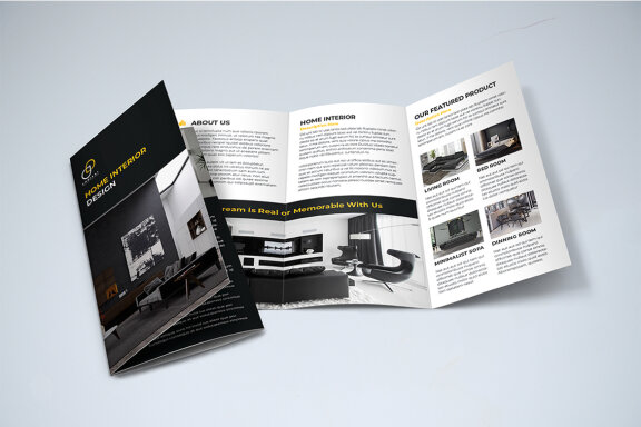 TriFold Interior Brochure Template