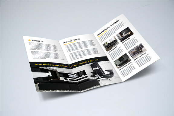 TriFold Interior Brochure Template