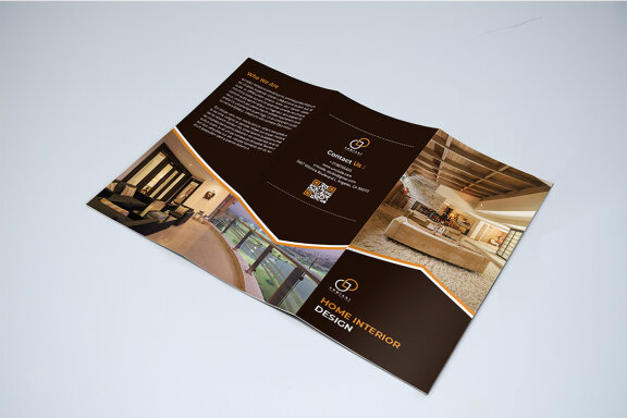 TriFold Interior Brochure Template
