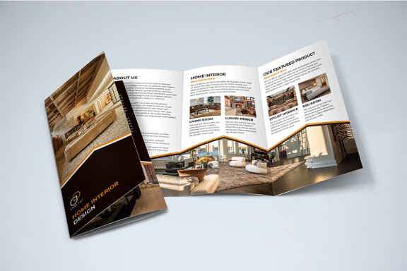 TriFold Interior Brochure Template