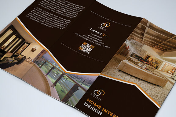 TriFold Interior Brochure Template