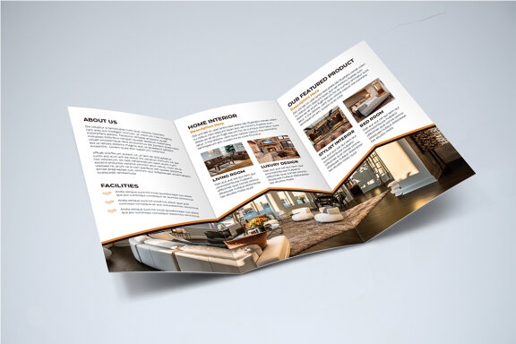 TriFold Interior Brochure Template