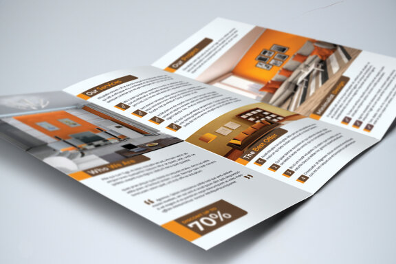TriFold Interior Brochure Template