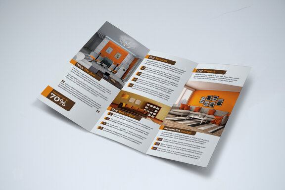 TriFold Interior Brochure Template