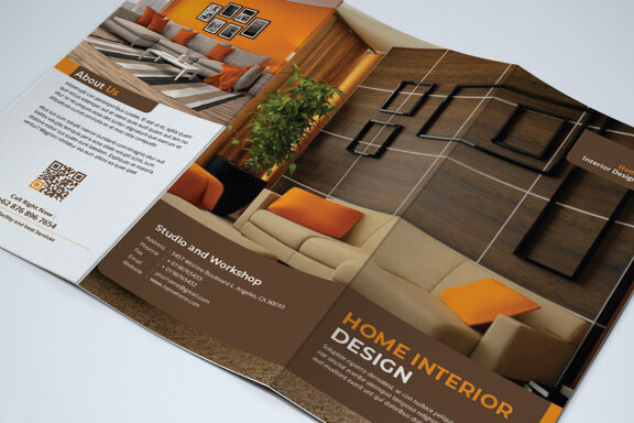 TriFold Interior Brochure Template