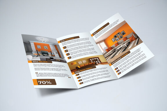 TriFold Interior Brochure Template
