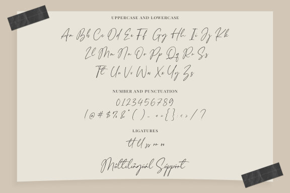 Historic Times - Modern Script Font