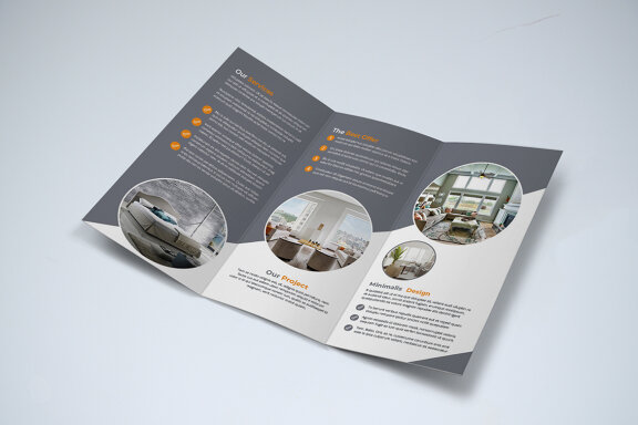 TriFold Interior Brochure Template