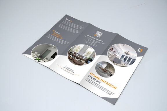 TriFold Interior Brochure Template