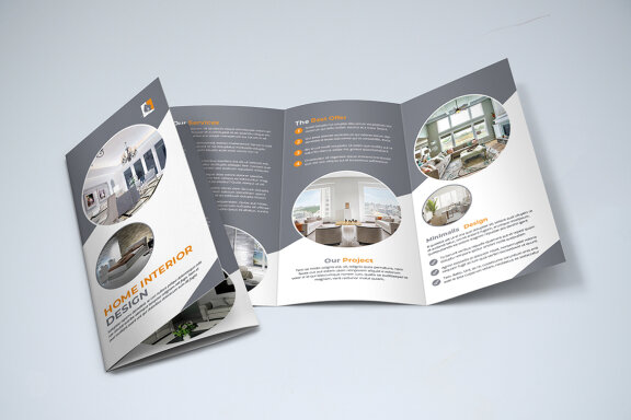 TriFold Interior Brochure Template